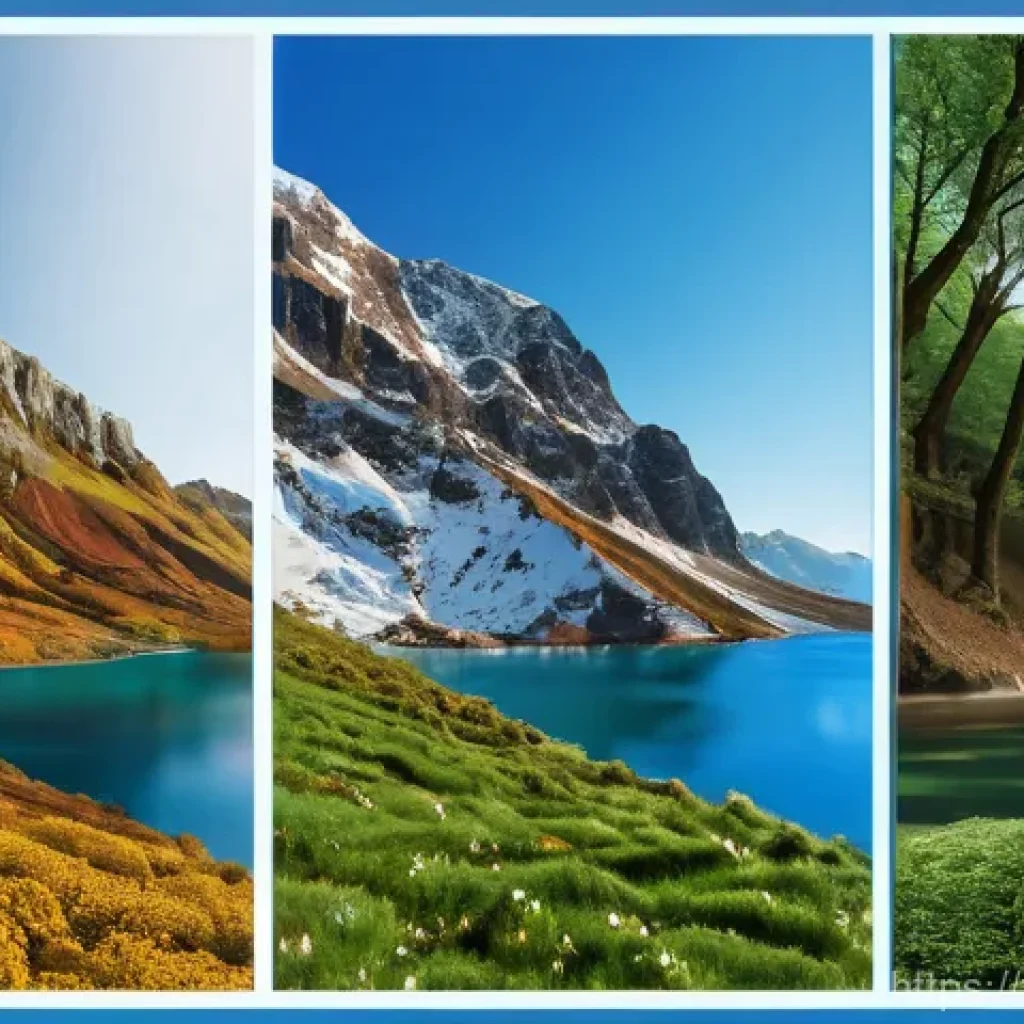 숲 테라피와 자연 관찰의 중요성 - Here are three detailed image prompts in English, adhering to all the specified guidelines: